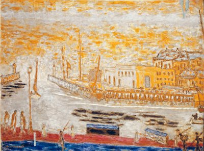 Trouville, la salida del puerto de Pierre Bonnard