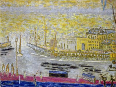 Trouville, la salida al puerto, 1938-45 de Pierre Bonnard