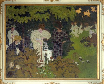 Crepúsculo o Fiesta de Croquet de Pierre Bonnard