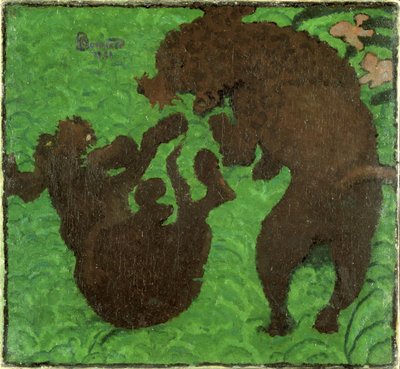 Dos caniches, 1891 de Pierre Bonnard