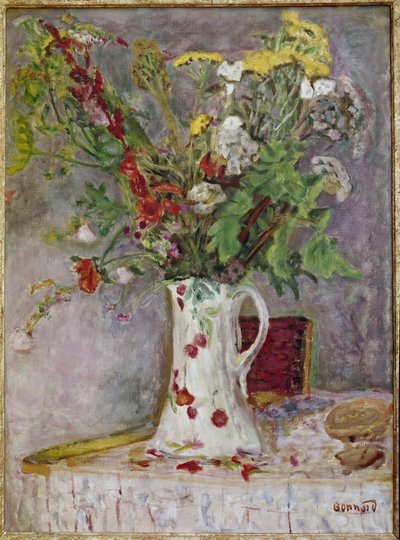 Jarrón de flores de Pierre Bonnard