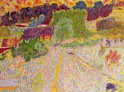 Vista desde el estudio del artista, Le Cannet de Pierre Bonnard