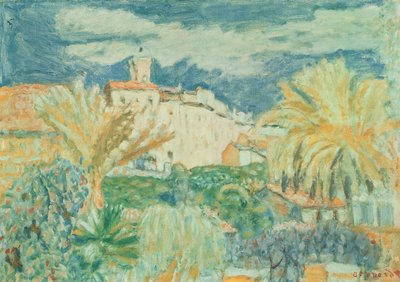Vista de Le Cannet, 1920 de Pierre Bonnard