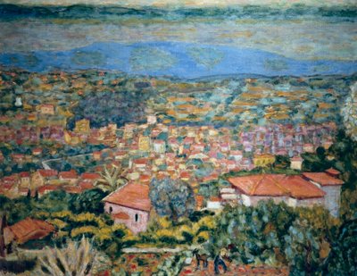 Vista de Le Cannet, Tejados (Alpes Marítimos, Provenza-Alpes-Costa Azul) de Pierre Bonnard