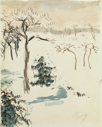 Paisaje Invernal, 1910 de Pierre Bonnard