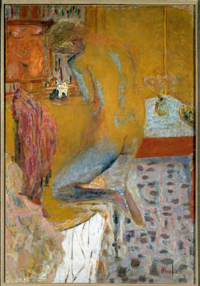 Mujer en su tocador de Pierre Bonnard