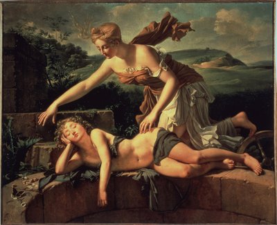 El niño y la fortuna. Pintura de Pierre Bouillon (1776 - 1831) de Pierre Bouillon