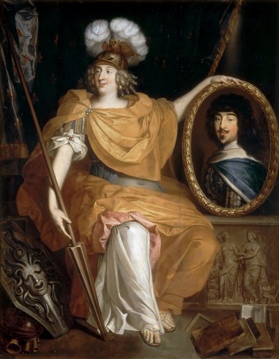 Retrato de Ana María Luisa de Orleans, duquesa de Montpensier de Pierre Bourguignon