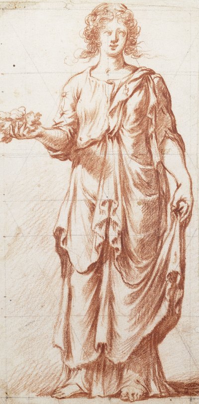 Una figura alegórica de pie de Pierre Brebiette