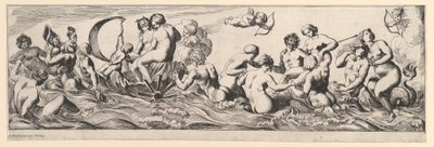 Bacanal, siglo XVII de Pierre Brebiette