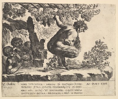 Nacimiento de los sátiros de Pierre Brebiette