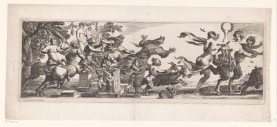 Los centauros interrumpen una ofrenda de Pierre Brebiette