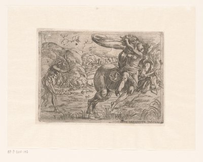 Hércules rescata a Deïanira de Nessus de Pierre Brebiette