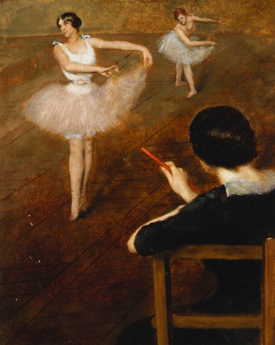 La lección de ballet de Pierre Carrier Belleuse
