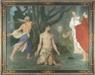 La Decapitación de San Juan Bautista, c. 1869 de Pierre Puvis de Chavannes