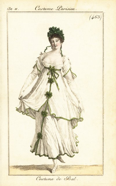 Mujer bailando en un baile, París de Pierre Charles Baquoy