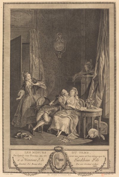 Las costumbres del tiempo de Pierre Charles Ingouf after Sigmund Freudenberger
