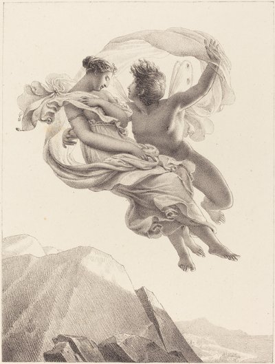 Zéfiro y Psique de Pierre Claude François Delorme