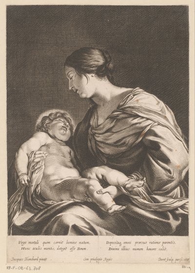 María con el niño de Pierre Daret