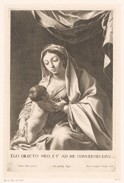María con el niño de Pierre Daret