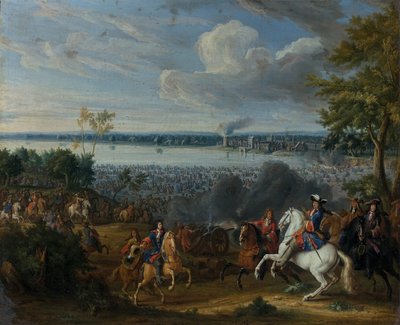 El cruce del Rin en Lobith, 12 de junio de 1672 de Pierre Denis II Martin
