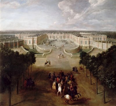 Vista del Gran Trianón desde la Avenida de Pierre Denis II Martin