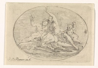Dos mujeres con un sátiro de Pierre Denis Plumier