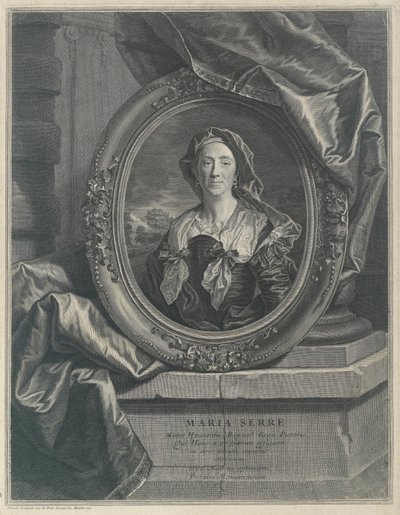 Madame Marie Rigaud (María Serre) de Pierre Drevet