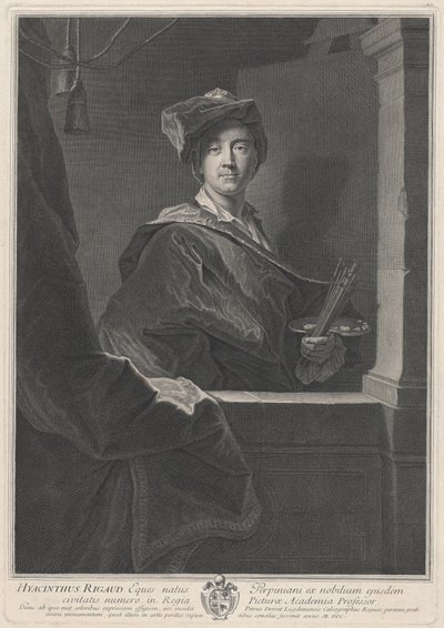 Hyacinthe Rigaud de Pierre Drevet, after Hyacinthe Rigaud