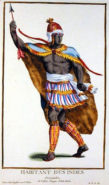Un Habitante de las Indias Occidentales de Pierre Duflos