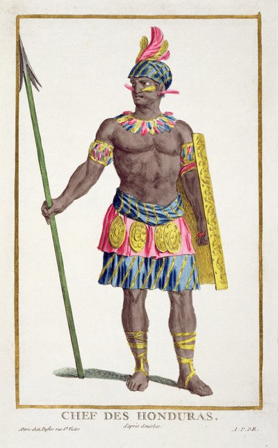 Jefe de los hondureños, 1780 de Pierre Duflos