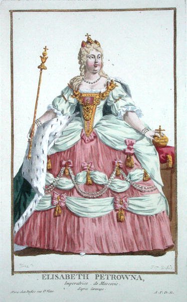 Elizabeth Petrovna (1709-62) Emperatriz de Rusia (1741-62) de 