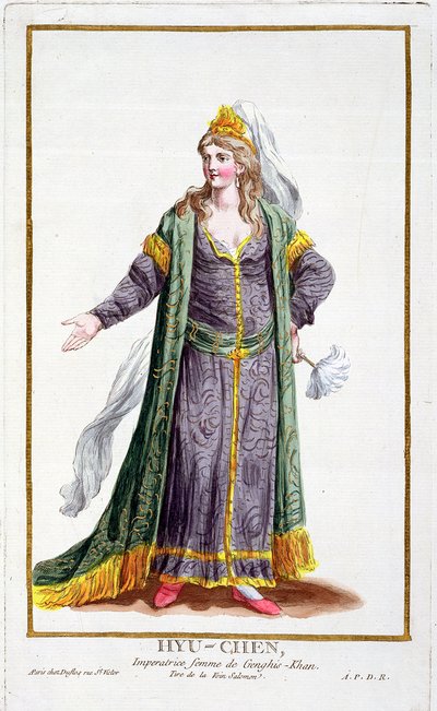 Hyu-Chen, esposa de Genghis Khan, de 