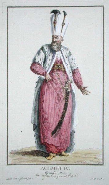 Sultán Achmet IV (r.1603-17) de 