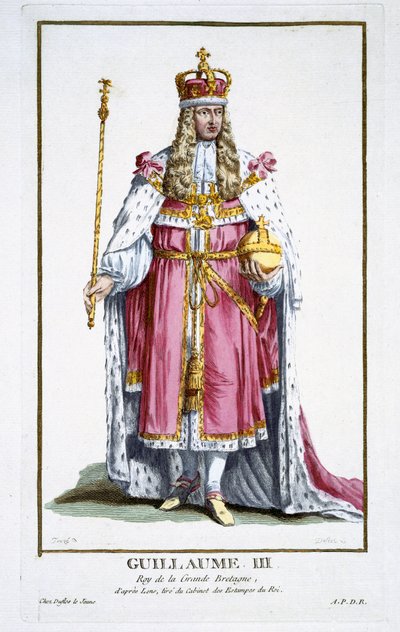 Guillermo III (1650-1702) de Orange de Pierre Duflos