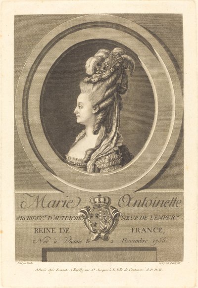 María Antonieta de Pierre Dupin II after Carle Van Loo