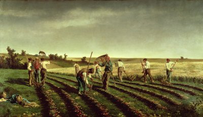 Cosecha de esparceta en Chambaudouin, 1882 de Pierre Edmond Alexandre Hedouin