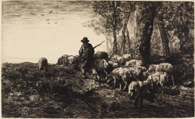 Silencio y noche de los bosques de Pierre Edmond Alexandre Hedouin
