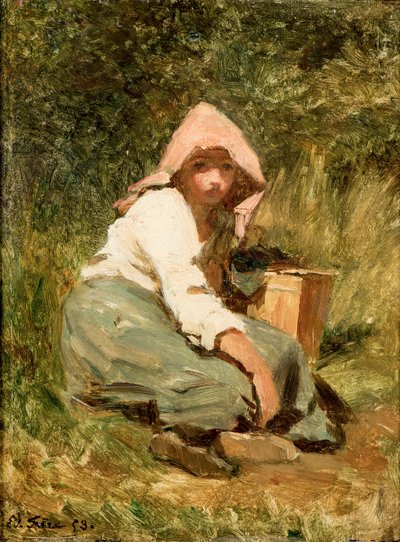 Una chica de Pierre Edouard Frere