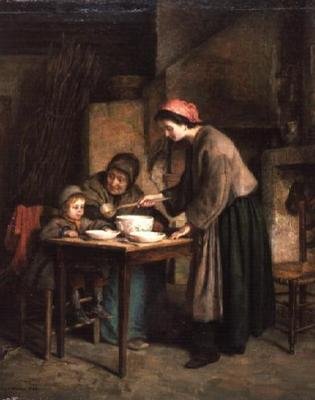 Interior de Cabaña de Pierre Edouard Frere
