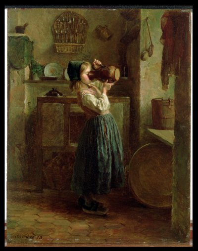 Ayudándose a sí misma, 1859 de Pierre Edouard Frere