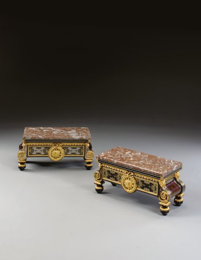 Par de soportes de la Restauración, segundo cuarto del siglo XIX de Pierre Etienne (attr. to) Levasseur