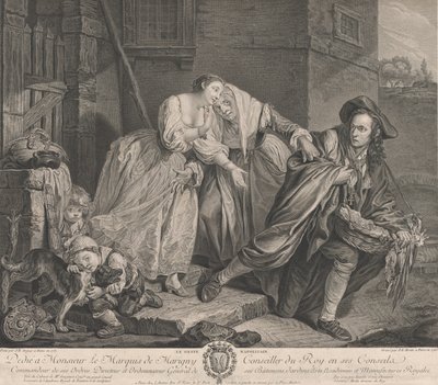 El Gesto Napolitano, 1763 de Pierre Etienne Moitte