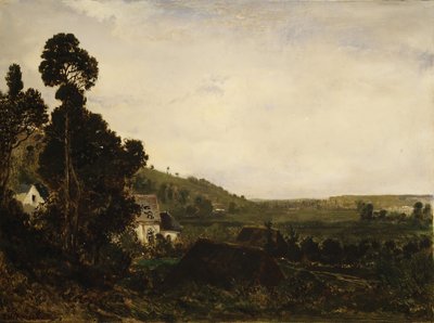 Una Capilla Antigua en un Valle, ca. 1835 de Pierre Etienne Theodore Rousseau