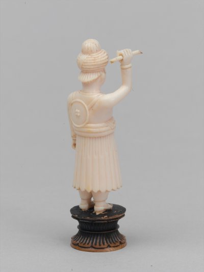 Peón negro, pieza de ajedrez, India de Pierre Eugene (after) Grandsire