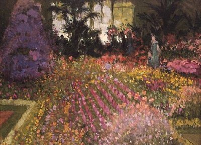 El jardín de flores de Pierre Eugene Montezin
