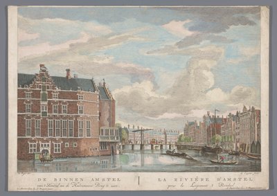 Vista del puente Halvemaans sobre el Amstel en Ámsterdam
El Binnen Amstel desde 