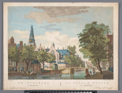 Vista de la Iglesia Vieja de Ámsterdam
La antigua iglesia de Ámsterdam (título en el objeto) de Pierre Fouquet