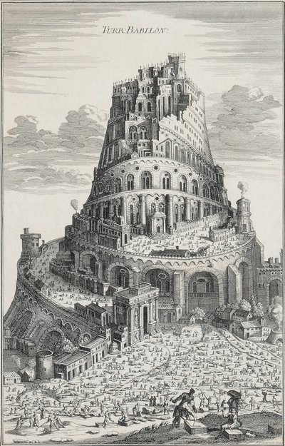 Torre de Babilonia de Pierre Fourdrinier