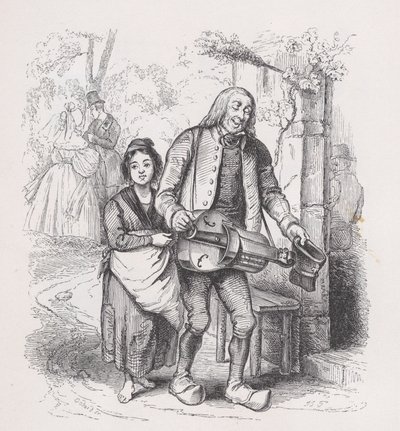 El ciego de Bagnolet de Las obras completas de Béranger de Pierre Francois Godard